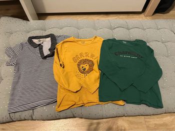 Lot de trois tee shirts