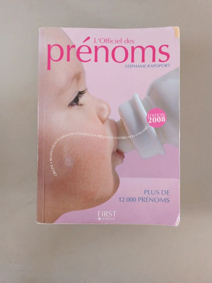 L'officiel des prénoms Édition 2008 : Stéphanie Rapoport