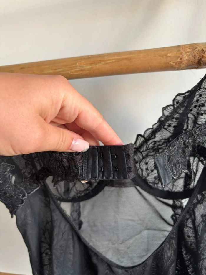 Body en dentelle noir kiabi 85B - photo numéro 7