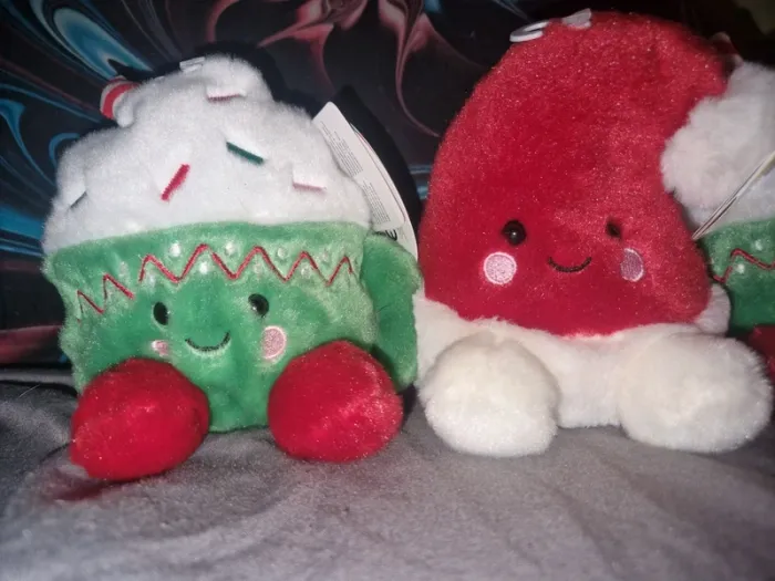 Petites peluches de Noël