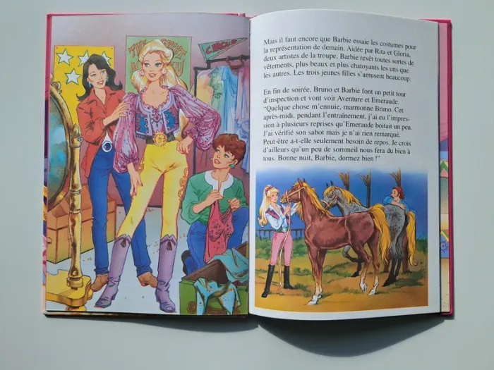 Livre Barbie écuyère de cirque - photo numéro 2