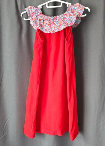 Robe de plage en liberty, créatrice Retrochic boutique, 5 ans
