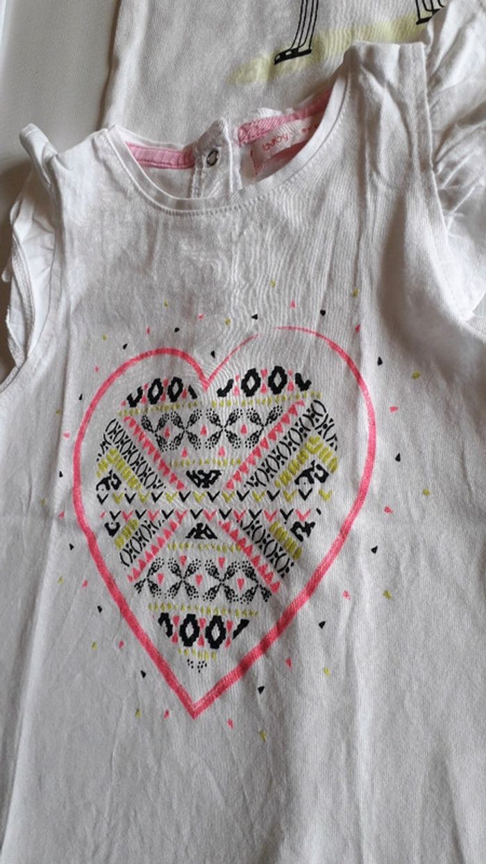 Lot de 4 tee shirts / débardeurs T 3 ans - photo numéro 2