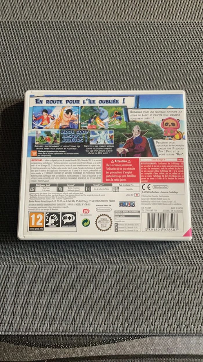 One Piece Unlimited World Red Jeu Nintendo 3DS - photo numéro 2
