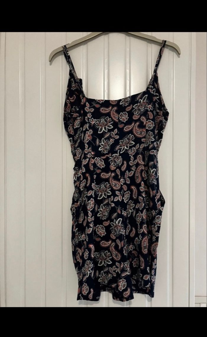 Combishort bleu marine à motifs - photo numéro 2