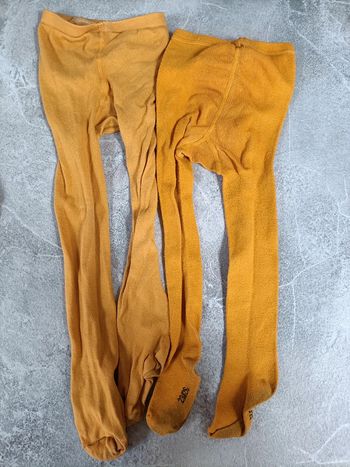 Collants moutarde