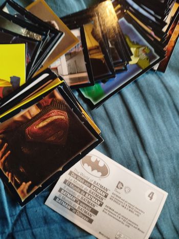 Lot 70 vignettes panini le monde de Batman 