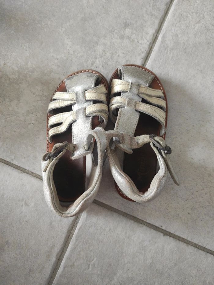 Sandalettes en cuir minibel 21 - photo numéro 3