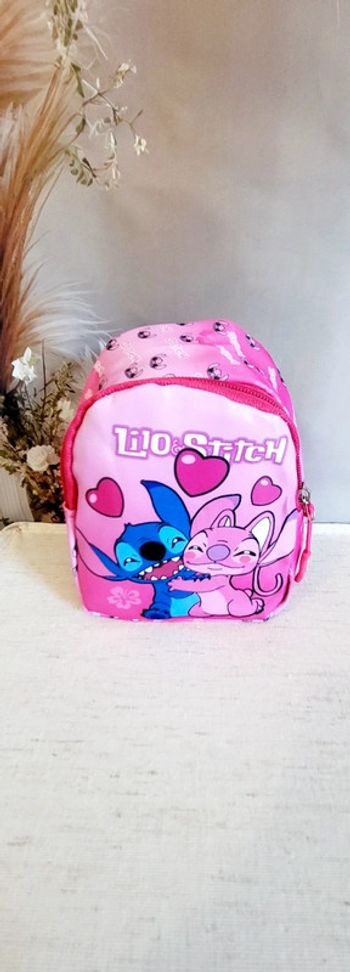 Sac bandoulière Stitch rose