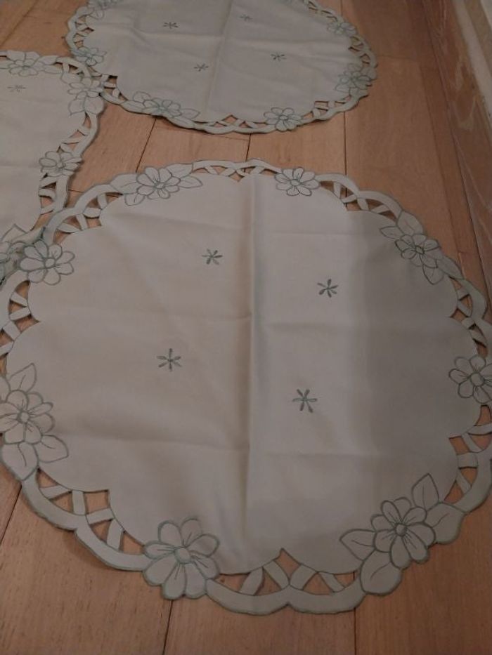 Lot de 3 napperons