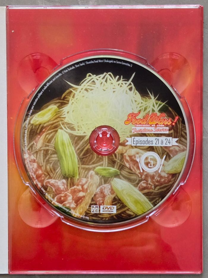 Food Wars Shokugeki No Soma (Troisième Service) Dvd d'occasion en très très bon état comme neuf - photo numéro 10
