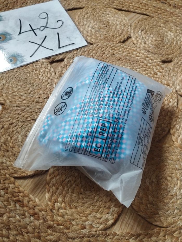 Maillot de bain bikini 42 xl neuf bleu - photo numéro 12