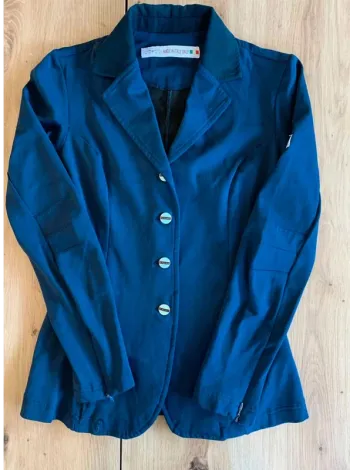Veste  de Concours d’Équitation  Animo, Bleu  Marine, Taille  34 / XS,  Made in  Italy