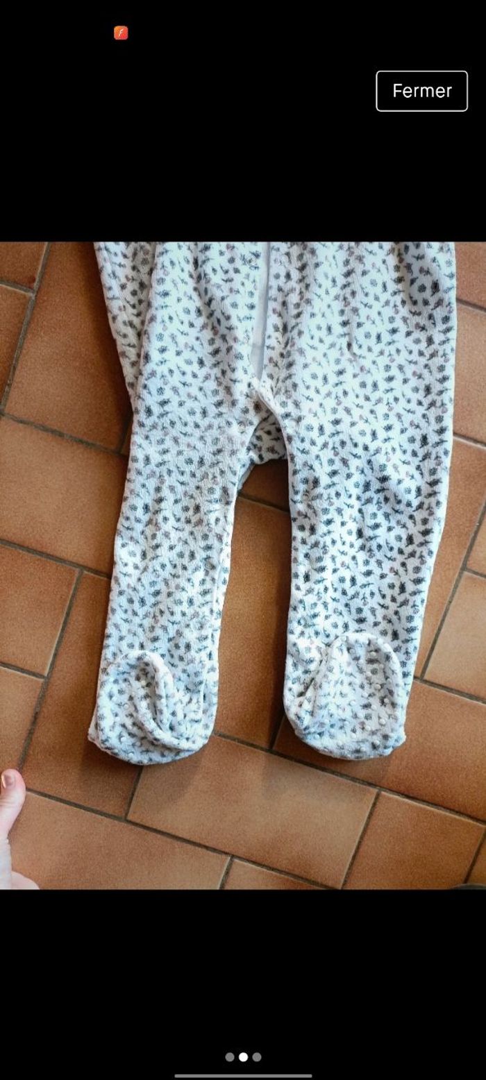 Pyjama à fleurs - photo numéro 2