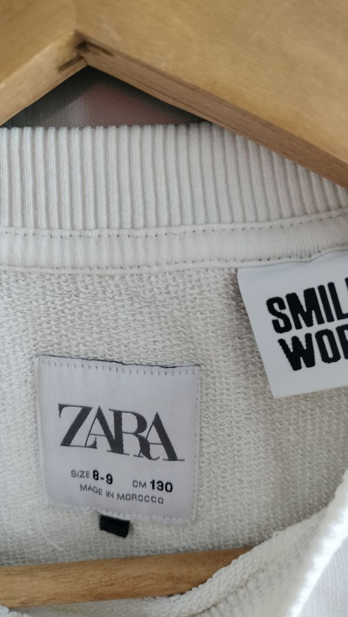 Pull court Zara smiley - photo numéro 4