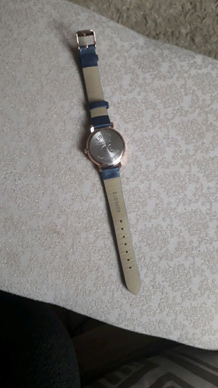 Montre Rose gold/Bleu marine - photo numéro 5