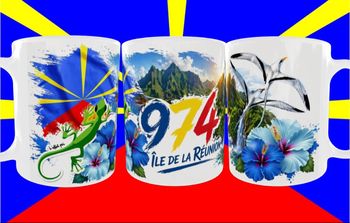Tasse île de la réunion 