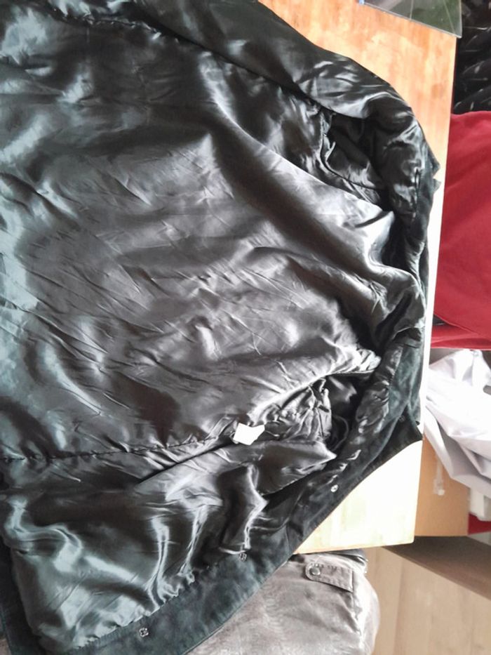 Beau manteau veste en cuir de porc véritable taille 42 - photo numéro 6
