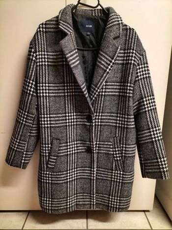 Manteau 3/4 carreaux