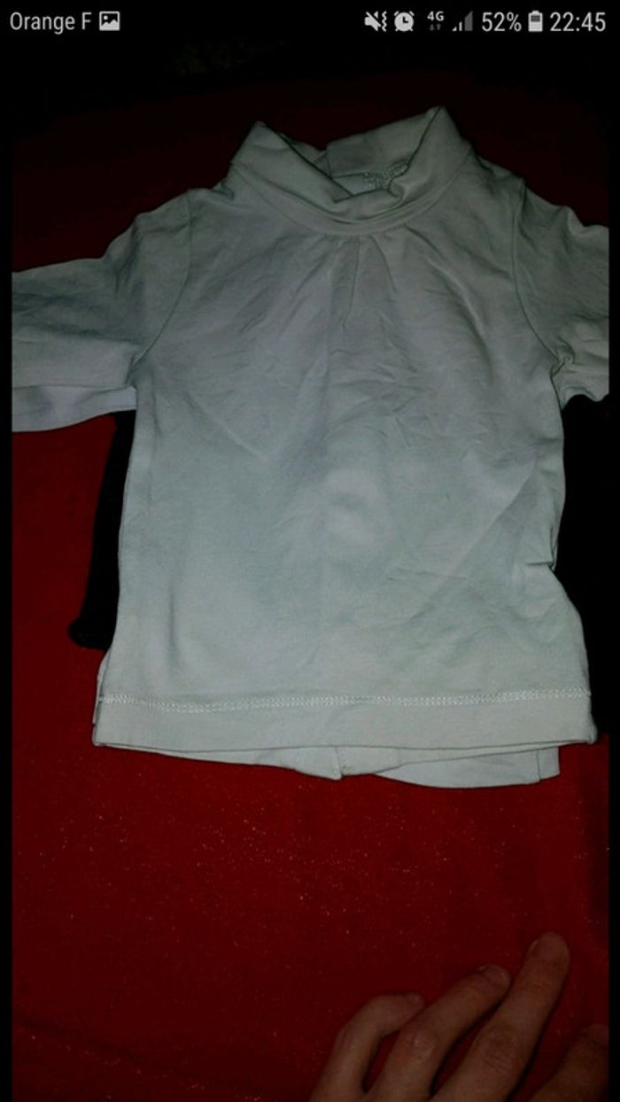 Lot 4 t-shirt fille 3 mois - photo numéro 3