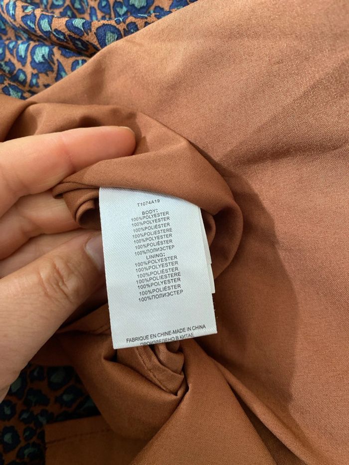 Superbe Robe Longue Imprimée Léopard Taille M - photo numéro 11