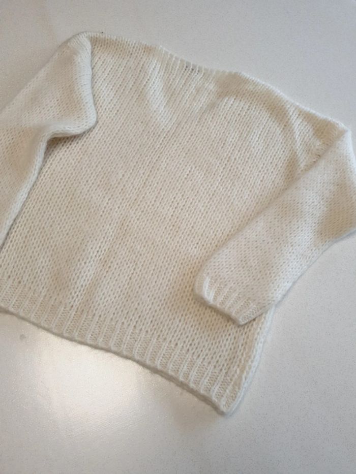 Pull crème XL femme - photo numéro 6