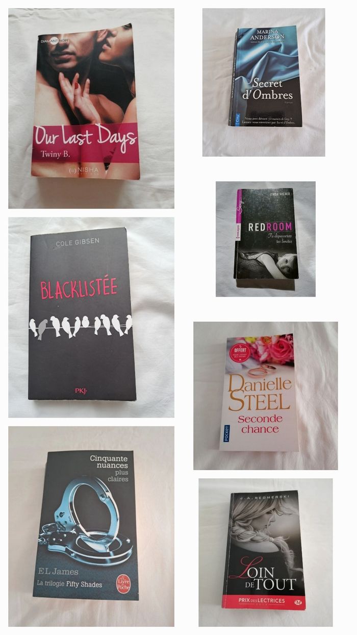 Lot livres New romance