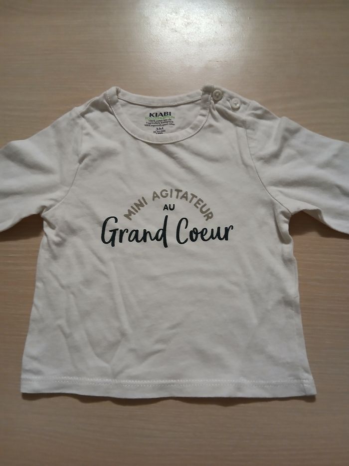 Pull fin bebe taille 3 mois marque kiabi - photo numéro 5