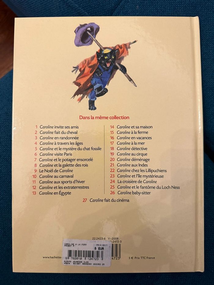 Livre vintage Caroline à la ferme album bd Pierre Probst Hachette Jeunesse - photo numéro 2