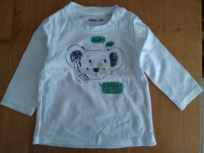 Maillot blanc koala