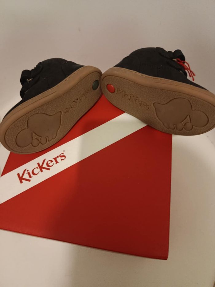 Bottines kickers en cuir taille 20 - photo numéro 2