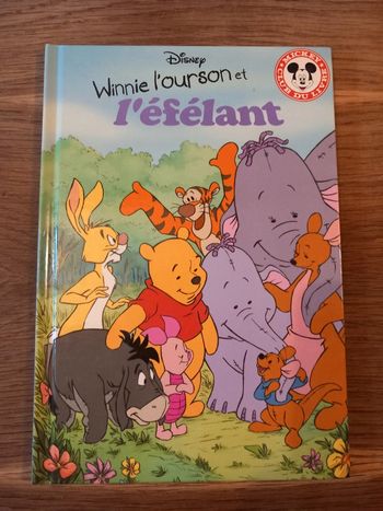 Livre Winnie l'ourson et l'éléphant