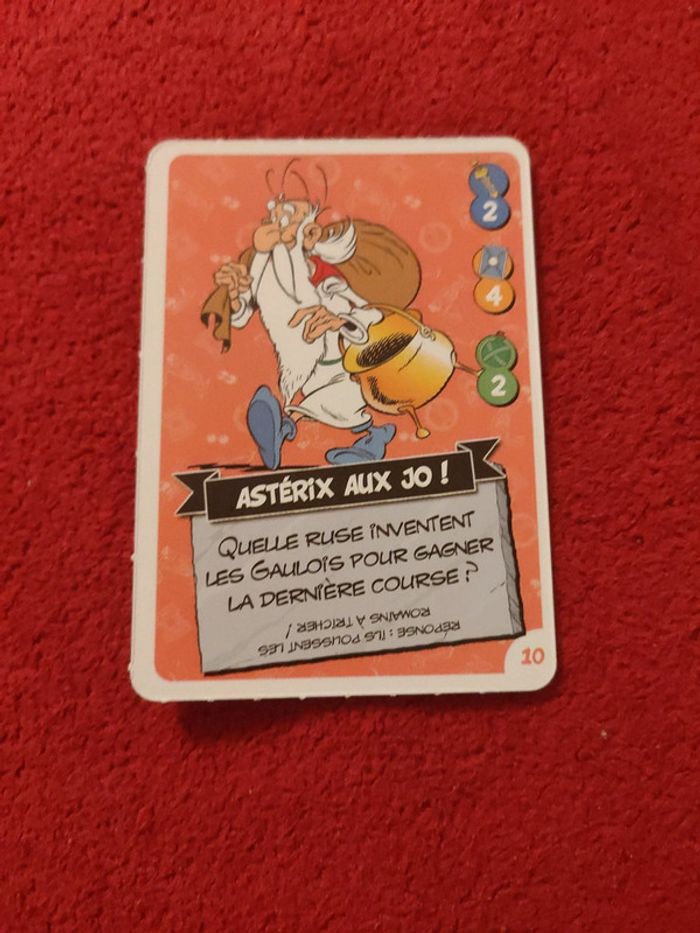 Carte Astérix aux jeux olympiques