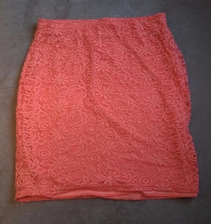 Mini jupe corail