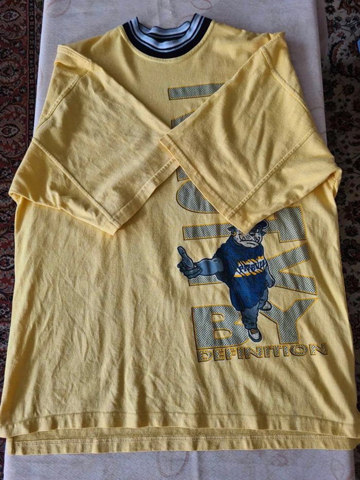 t-shirt col rond Pitbull jaune homme taille L/XL - photo numéro 2