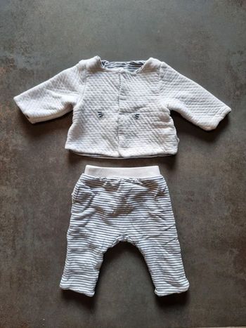 Ensemble bébé garçon 3 mois Obaïbi