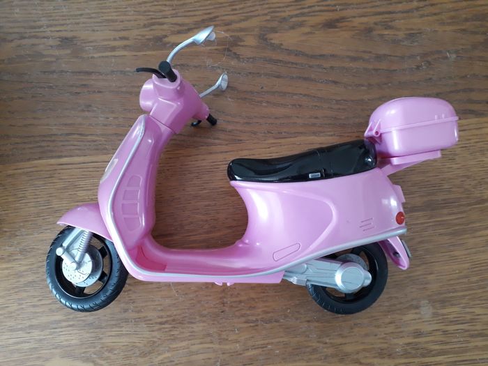 Mattel Barbie Scooter rose avec la poupée - photo numéro 2
