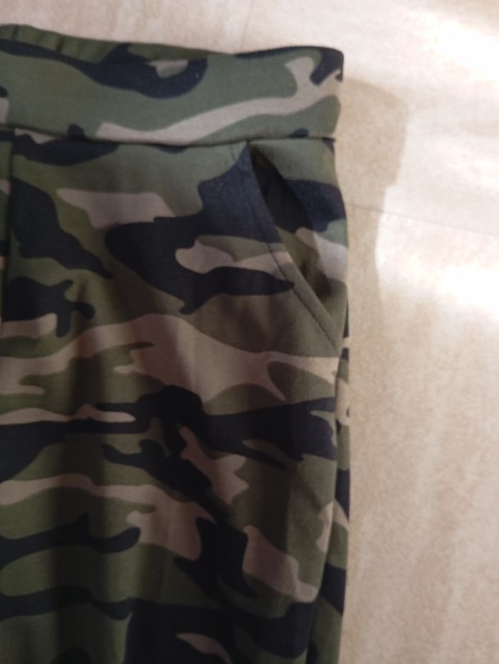 Pantalon élastique militaire femme - photo numéro 3