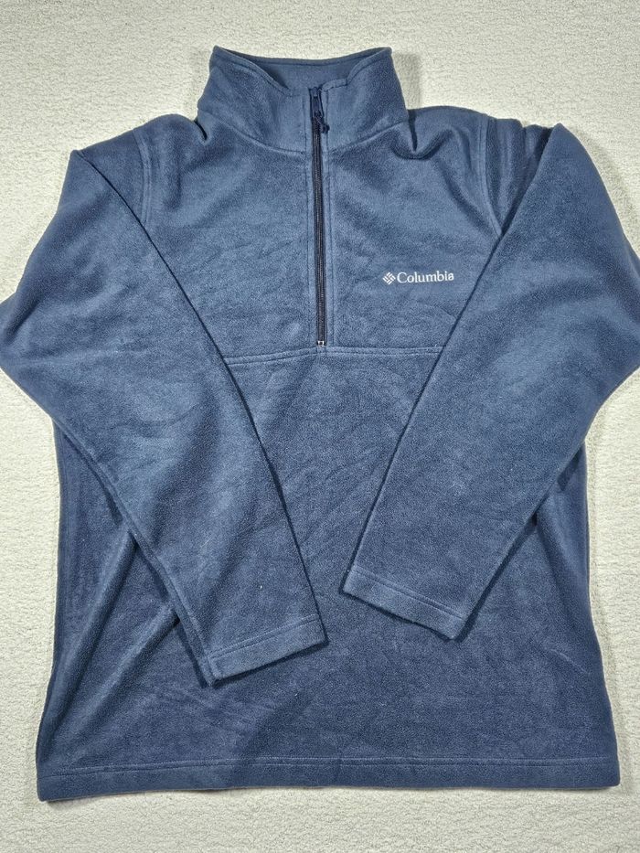 Zip Polaire columbia bleu - photo numéro 3