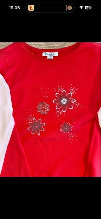 Lot 3 t-shirts manches longues Okaidi