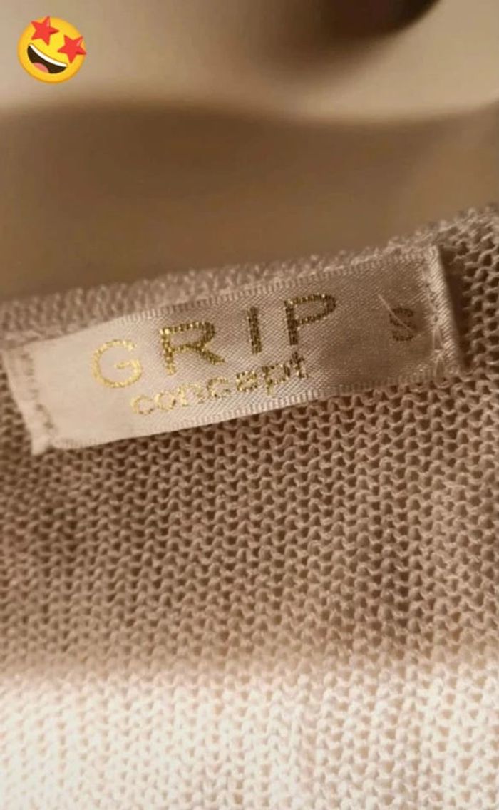 Pull en maille fine motif Tigre taille S - photo numéro 7