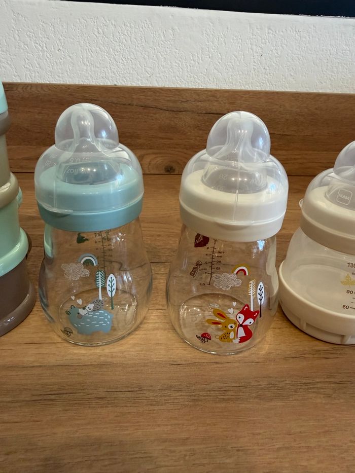 Biberons mam + doseur lait + tasse nuk - photo numéro 2