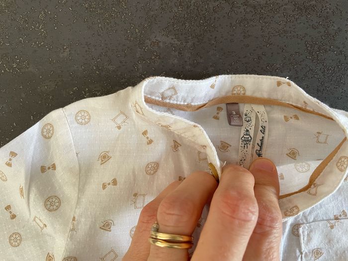 Chemise col Mao garçon orchestra - photo numéro 2