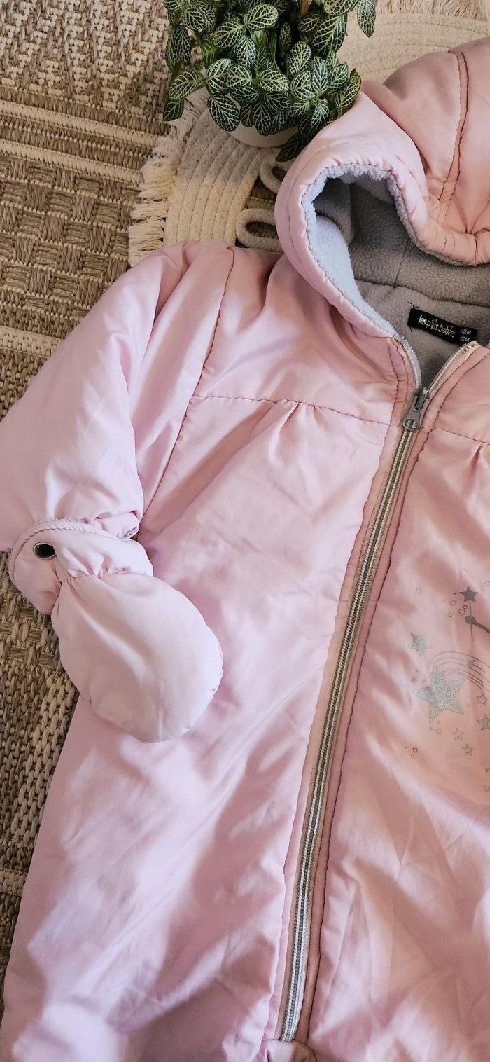 Combinaison Bébé fille 12mois Les P'tits Babies rose - photo numéro 2