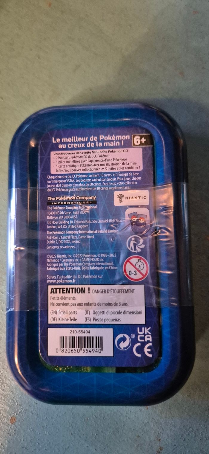 Mini tin pokémon go booster fr - photo numéro 2