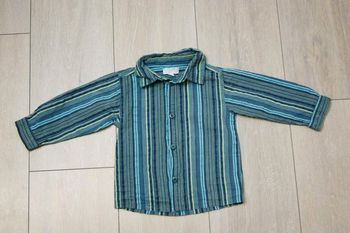 Maillot manche longue bleu. 18 mois fille. Kimbaloo