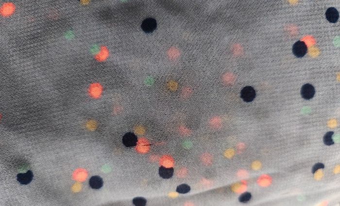 Chemise sans manche imprimé pois, dentelle T 46 - photo numéro 14