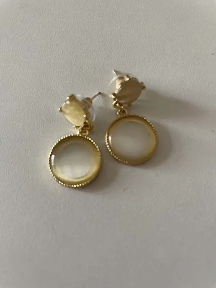Boucles d’oreille du groupe MaxMara intrend sans logo sans étiquette. - photo numéro 2