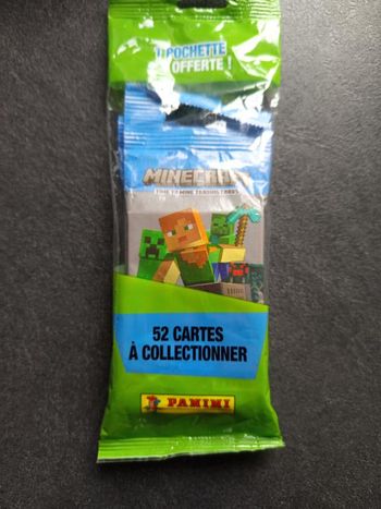 Cartes - Minecraft - Lot 2 boosters - 52 cartes - Panini