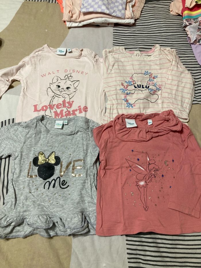 Lot de 4 tee shirt manches longues
